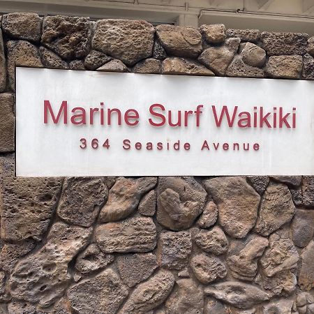 Marine Surf Apart otel Honolulu Dış mekan fotoğraf