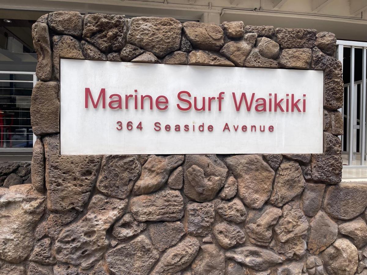 Marine Surf Apart otel Honolulu Dış mekan fotoğraf